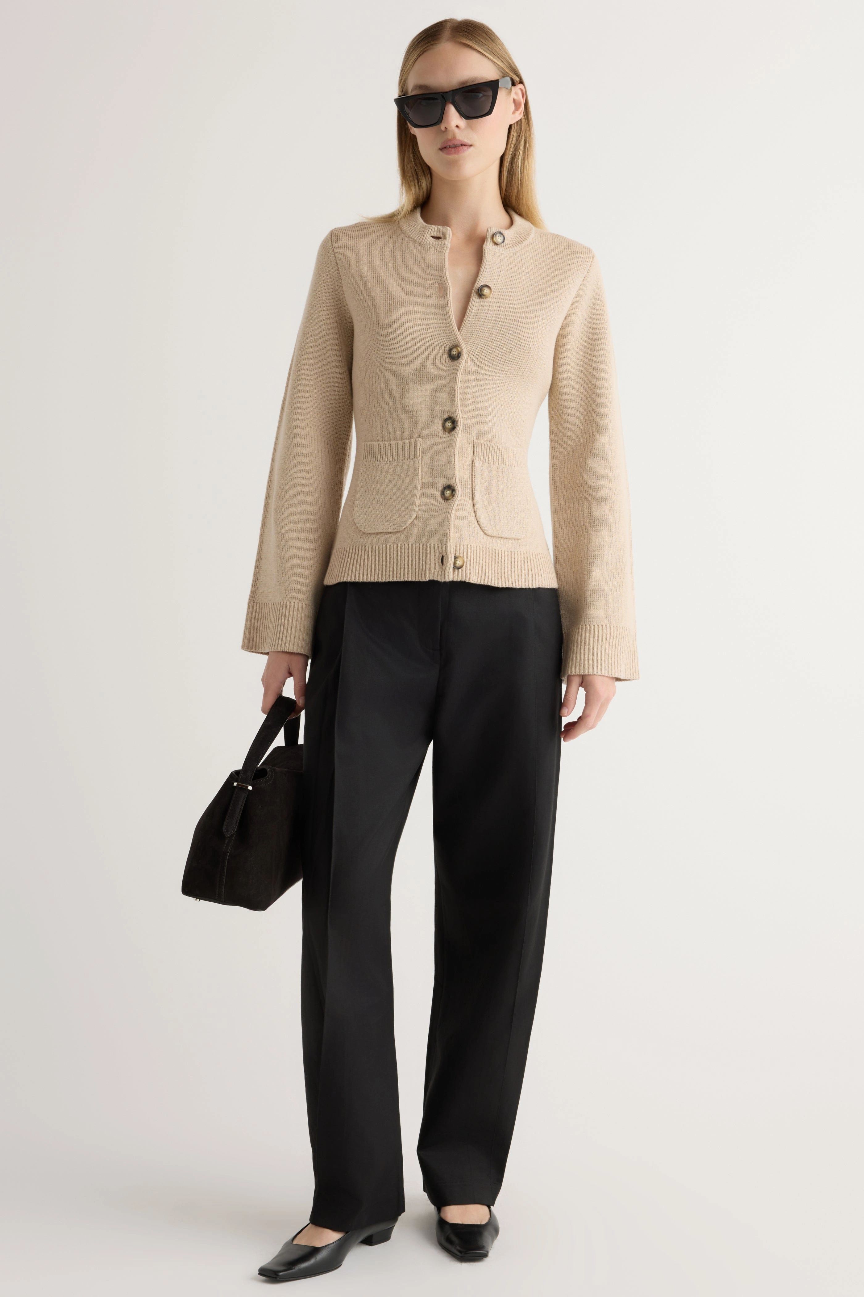 Eames Organic Cotton-Wool Cardigan Ultimate Comfort Comfy Winter Wear