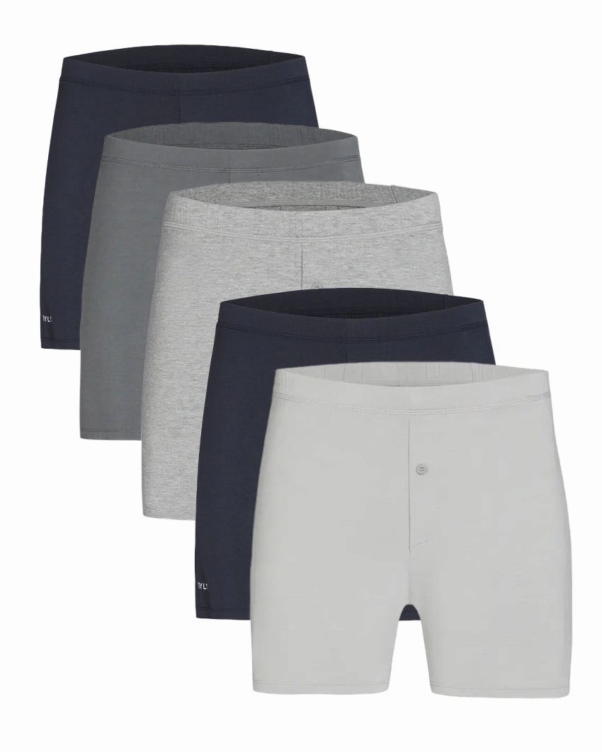 5-Item AllDay Boxers Bundle Fatigue Relief Cool Freshness