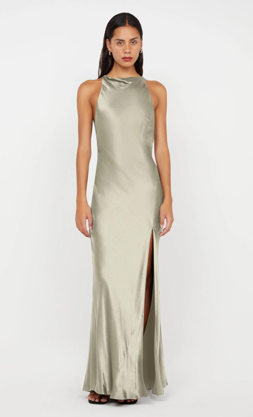 Editor??s-Pick Flow Sleeve SOL MAXI DRESS - SAGE