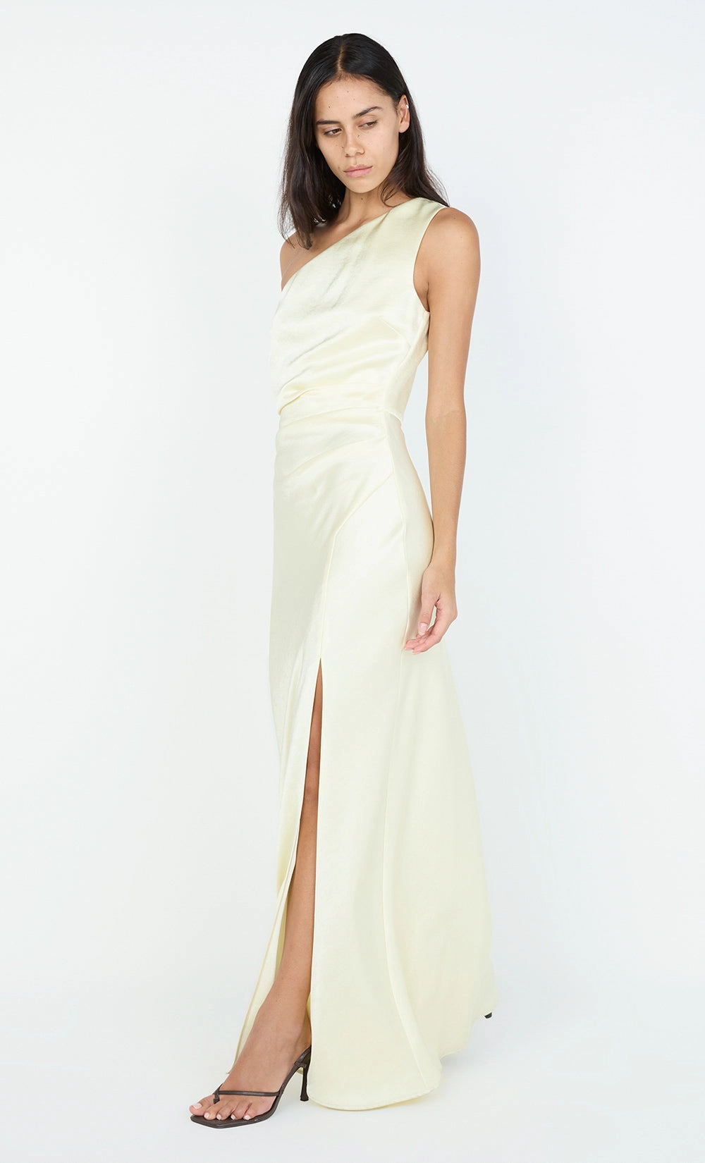 Smart Texture THE DREAMER ASYM DRESS - ICE YELLOW