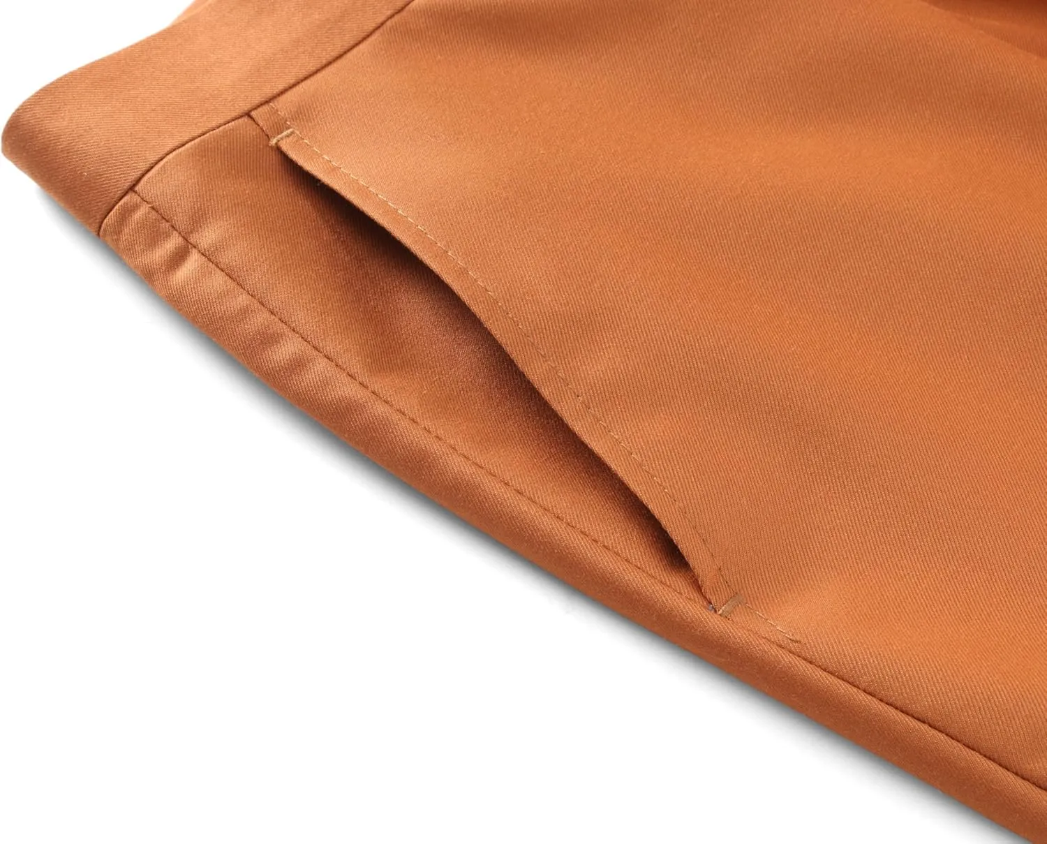 MOGU Mens Front Flat Casual Dress Pants Slim Fit