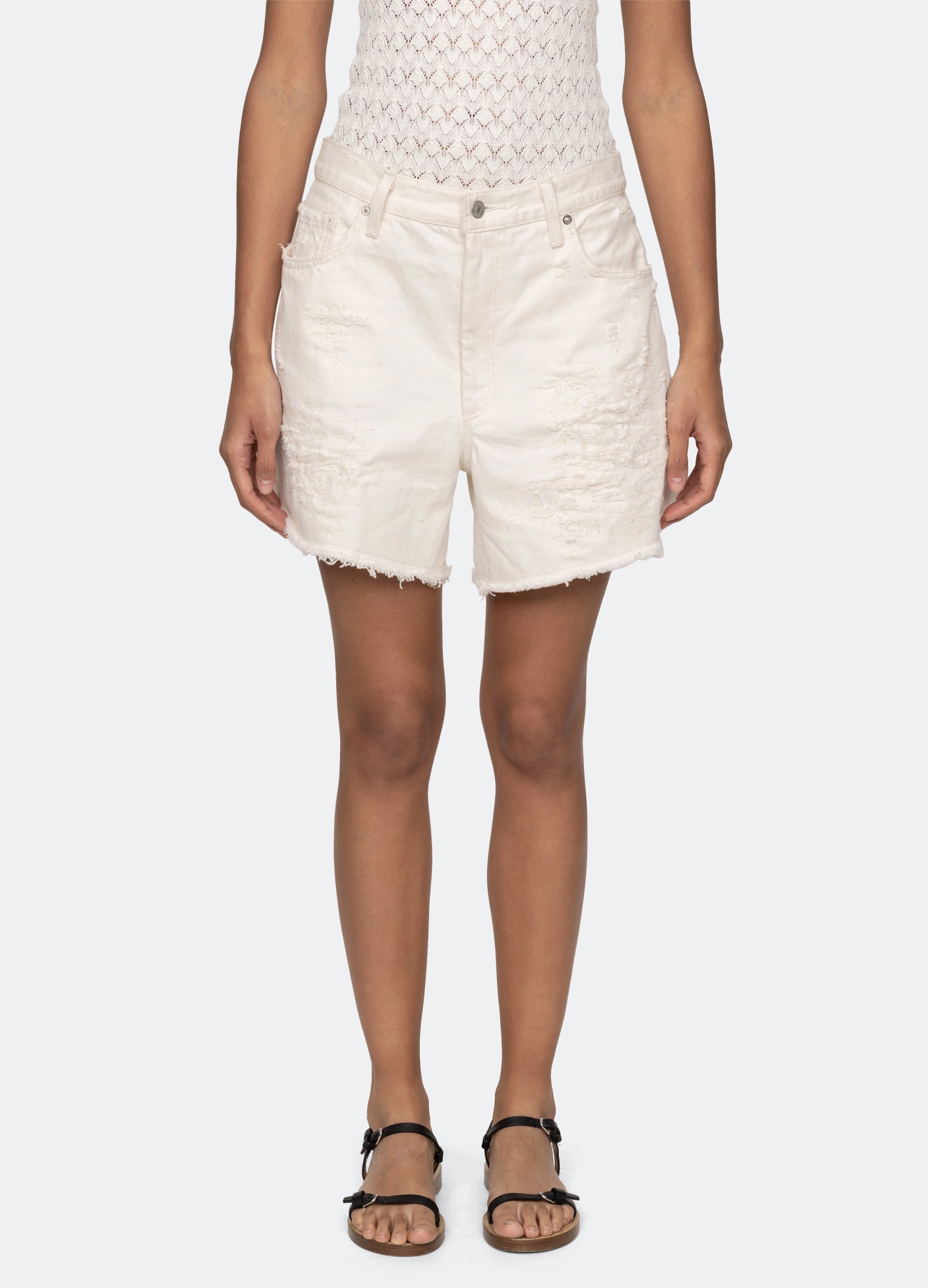 Spencer Denim Shorts High Quality Material