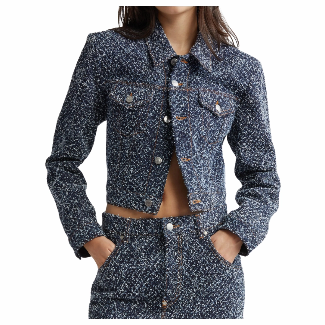 Boucle Denim Jacket CompactFoldable