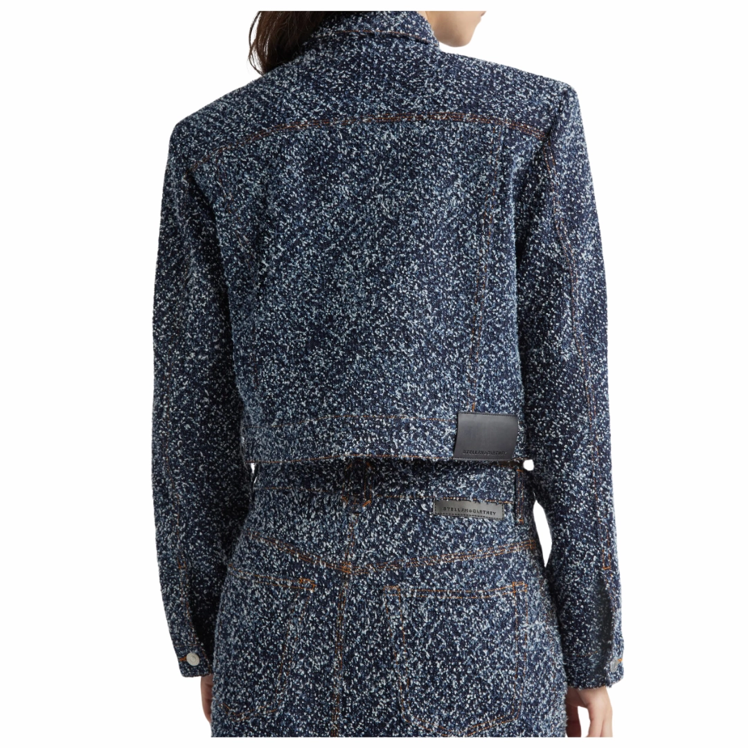 Boucle Denim Jacket NoiseFreeFabric