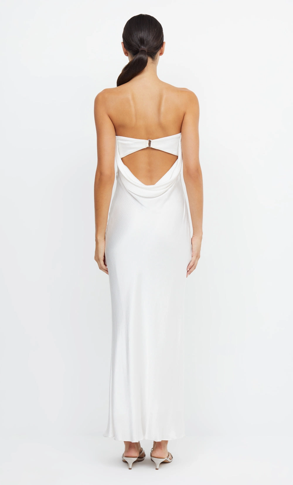 MOON DANCE STRAPLESS DRESS - IVORY Bold Statement Casual event dress