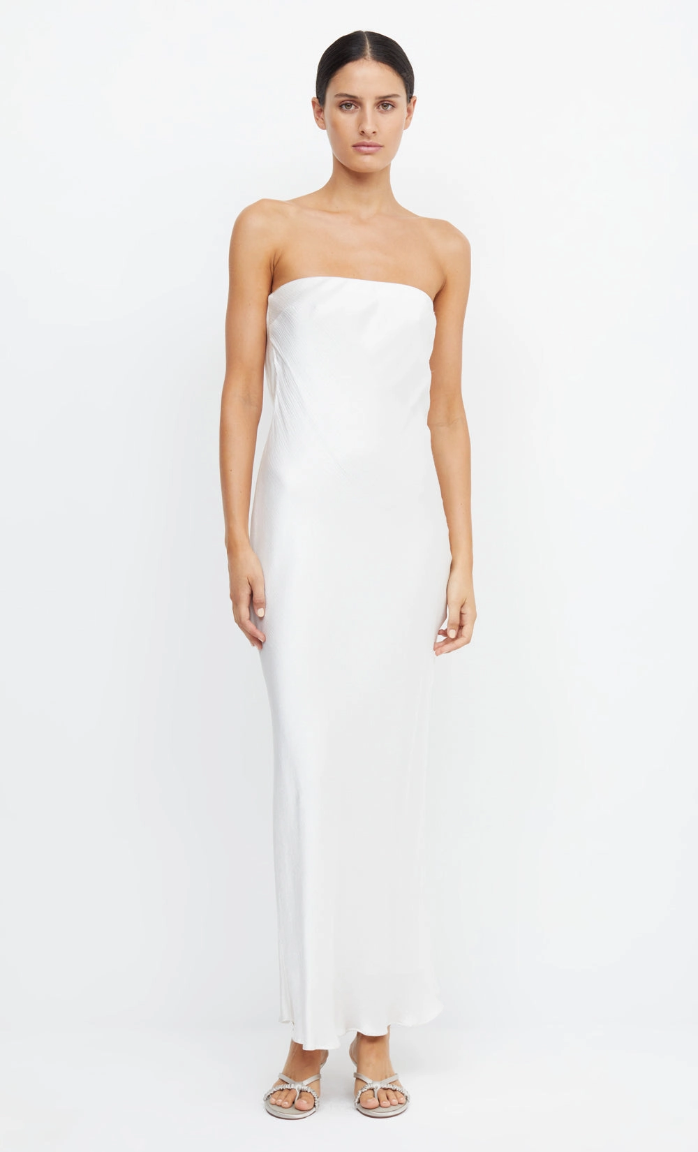 Relax Motion UVProtectiveLayer MOON DANCE STRAPLESS DRESS - IVORY