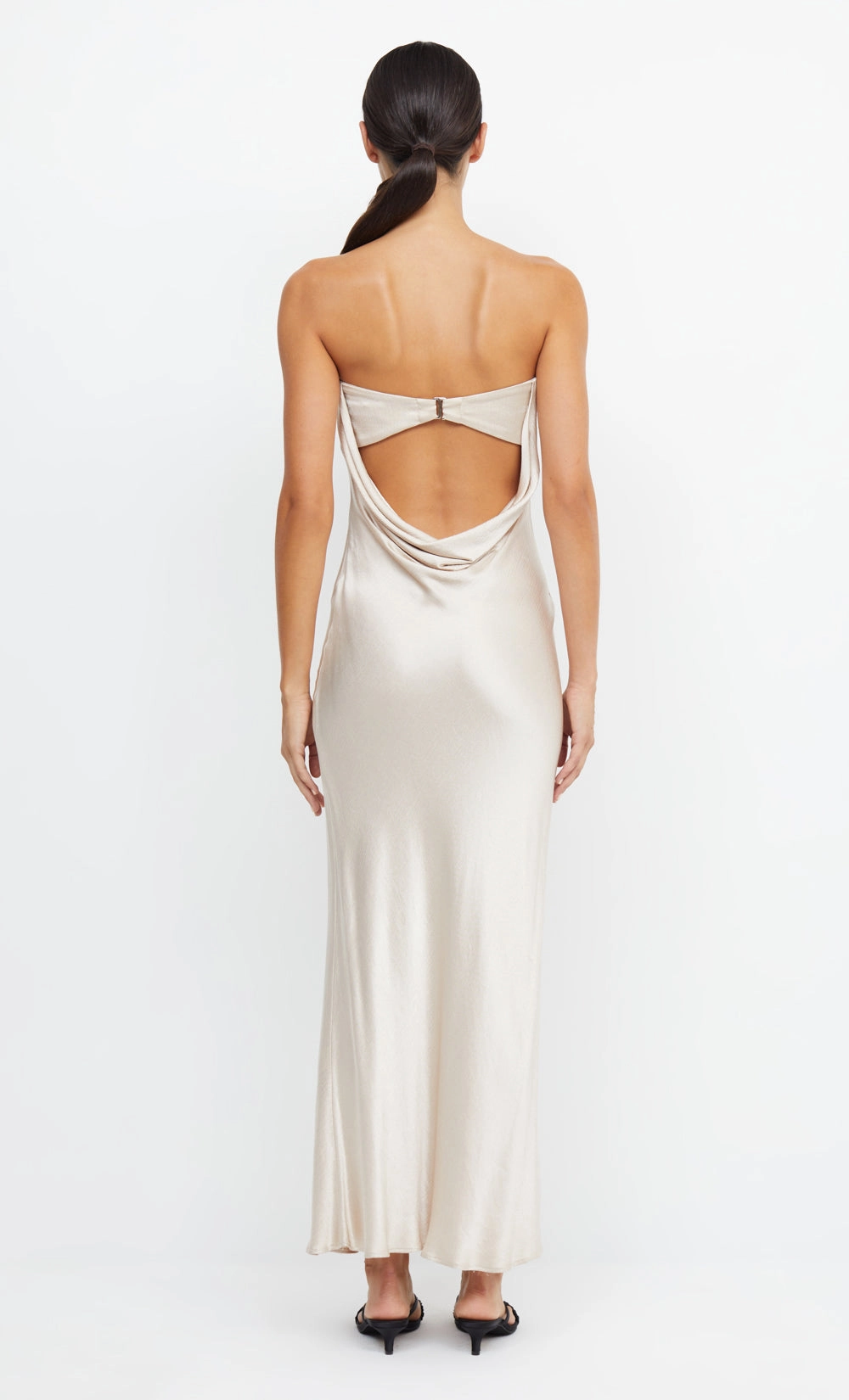 MOON DANCE STRAPLESS DRESS - SAND Graduation-Event