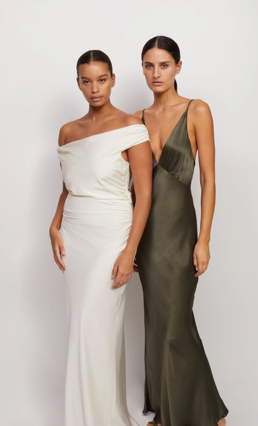 MOON DANCE V MAXI DRESS - DARK WILLOW Relaxed-fit gown