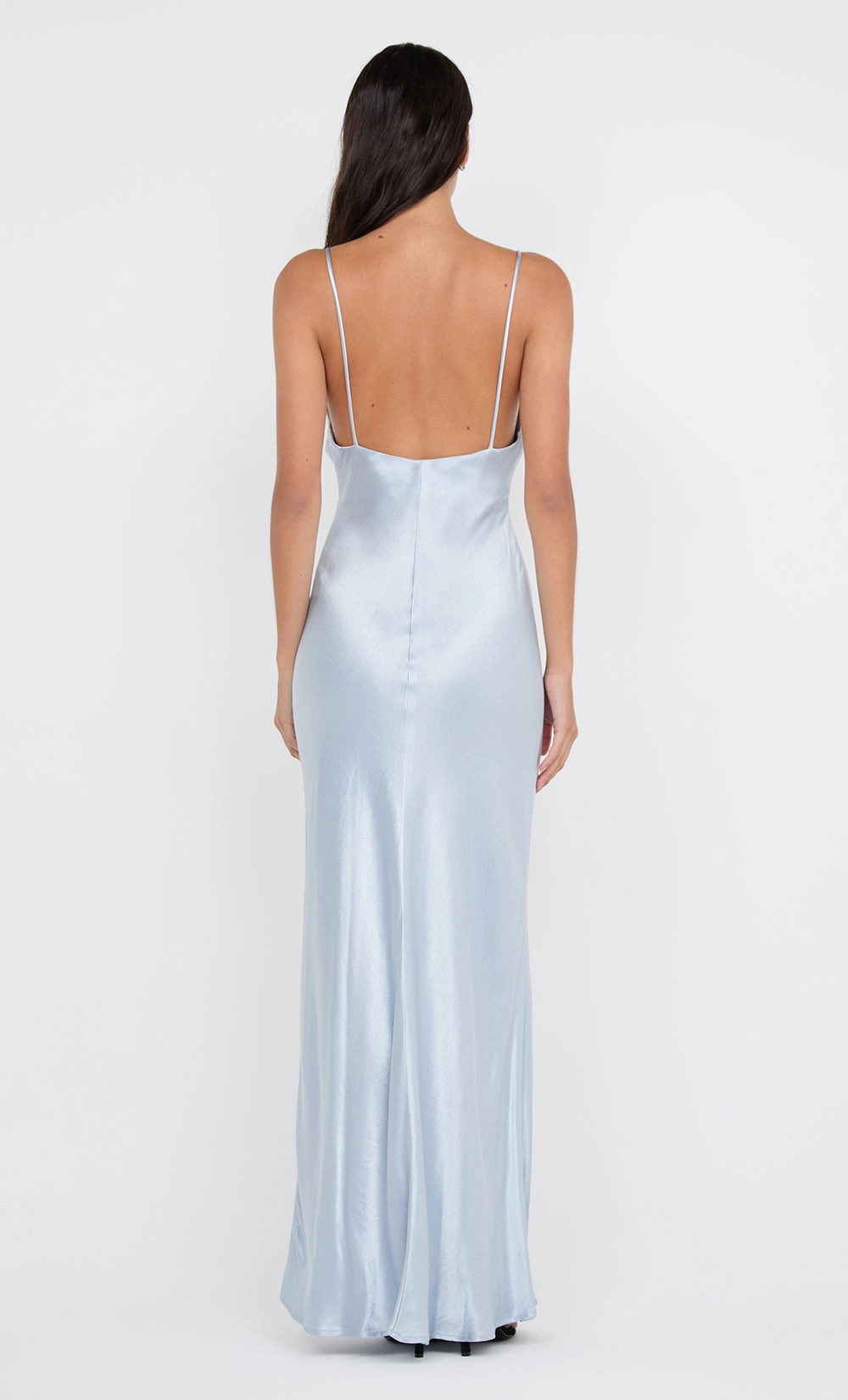 Reversible-Style Youth Charm MOON DANCE V MAXI DRESS - DUSTY BLUE