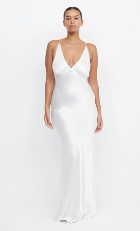 MOON DANCE V MAXI DRESS - IVORY Relaxed Wear Calm Tone