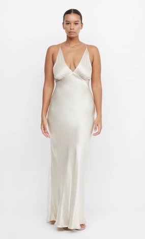 Relaxed Wear Multipurpose MOON DANCE V MAXI DRESS - SAND