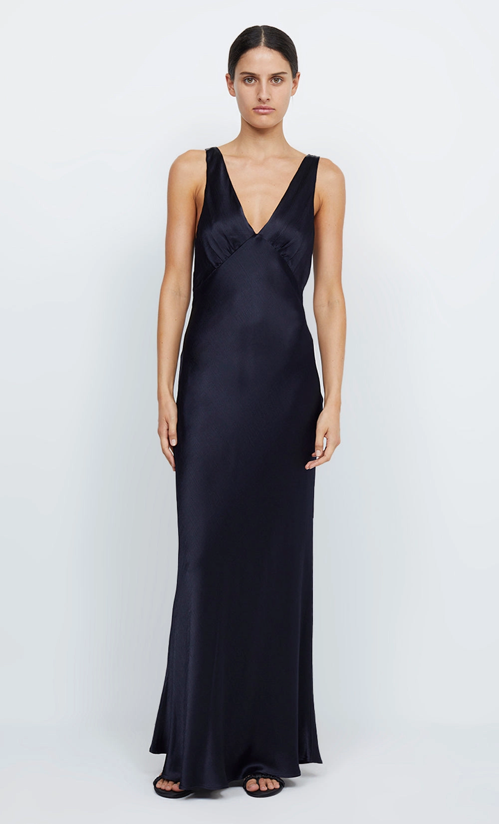 Simple yet chic gown Flattering Design Wear MOON DANCE VERONA DRESS - INK