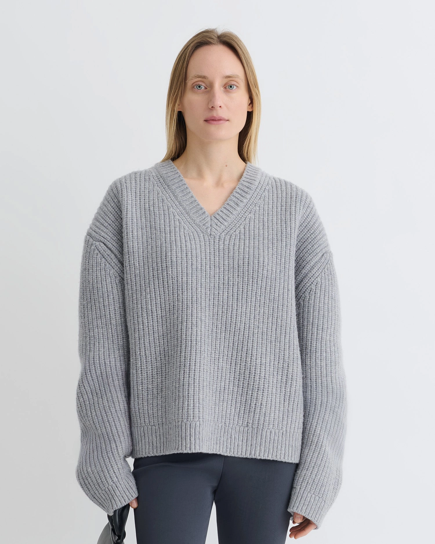 Morcar - Merino and Cashmere-Blend Sweater - Light Grey Daily Favorite