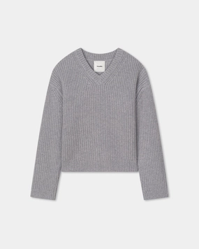 Morcar - Merino and Cashmere-Blend Sweater - Light Grey Biodegradable Fiber Blend Reversible Seamless Design