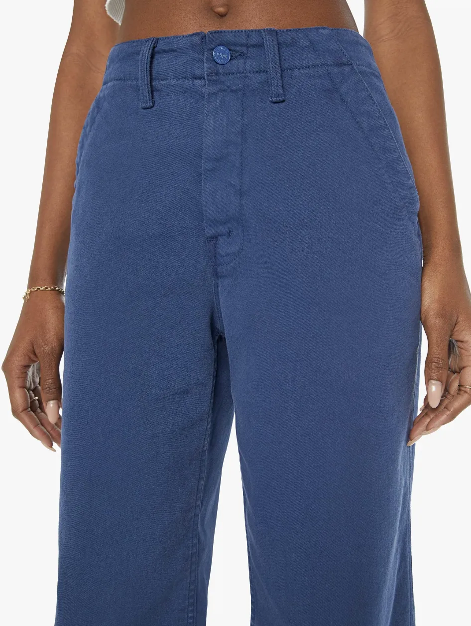 MOTHER DENIM THE MAJOR ZIP SNEAK FRAY
