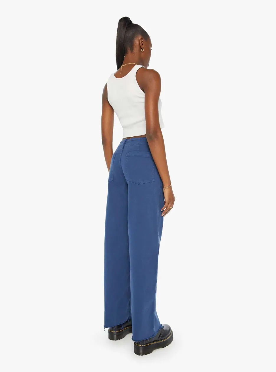 MOTHER DENIM THE MAJOR ZIP SNEAK FRAY