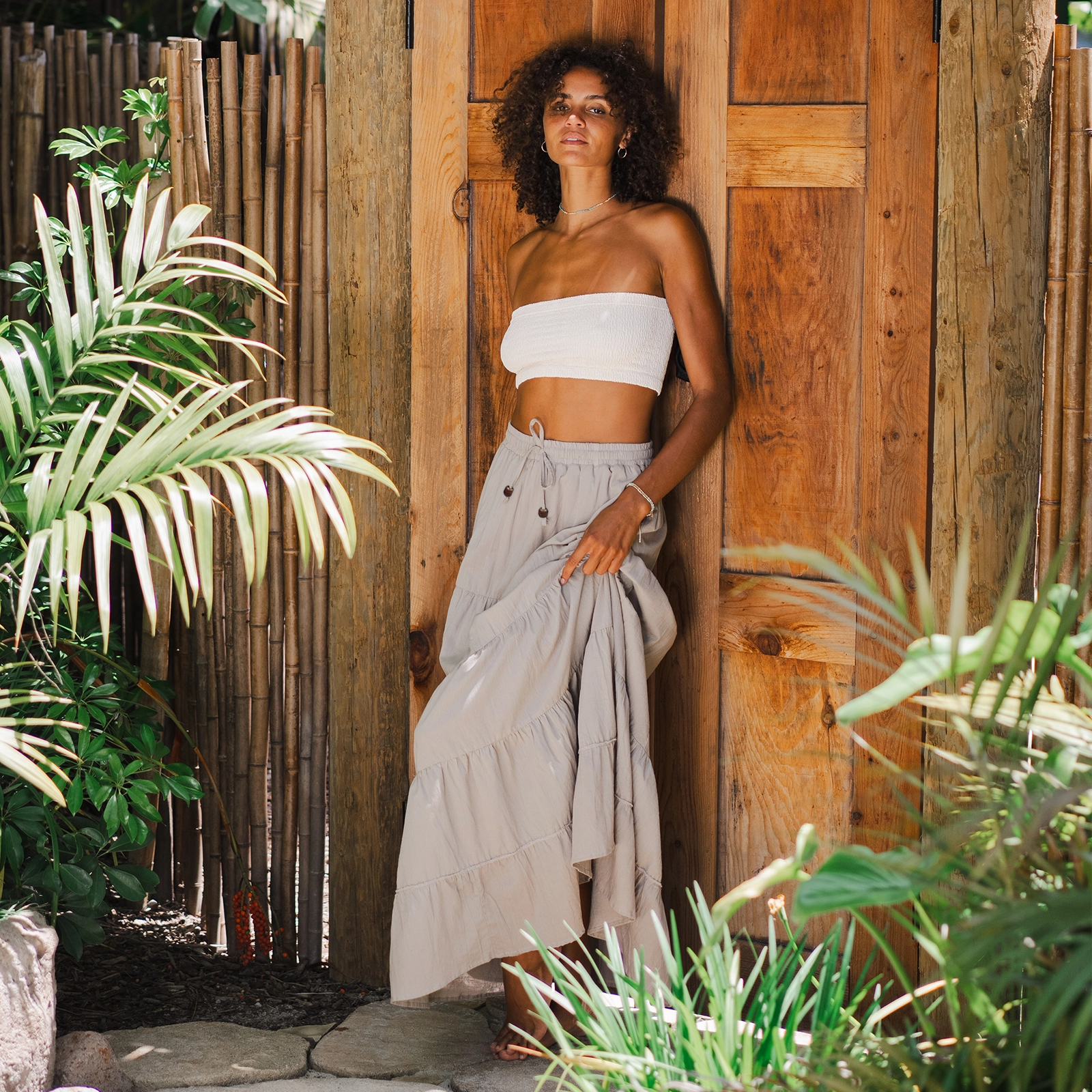 Stone Shipwrecked Maxi Skirt Calm Mood