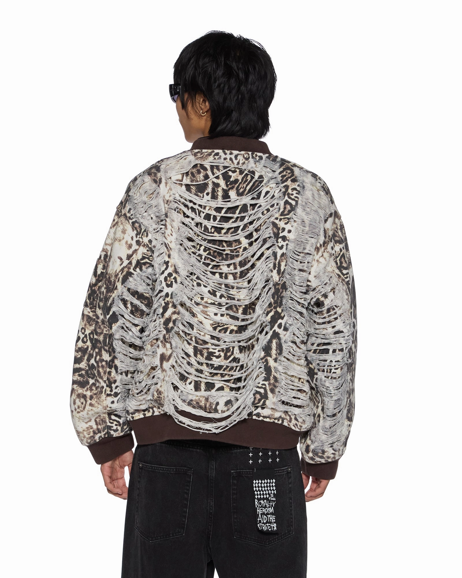 MOWALOLA BOMBER CHEETAH TRASHED WaterResistant