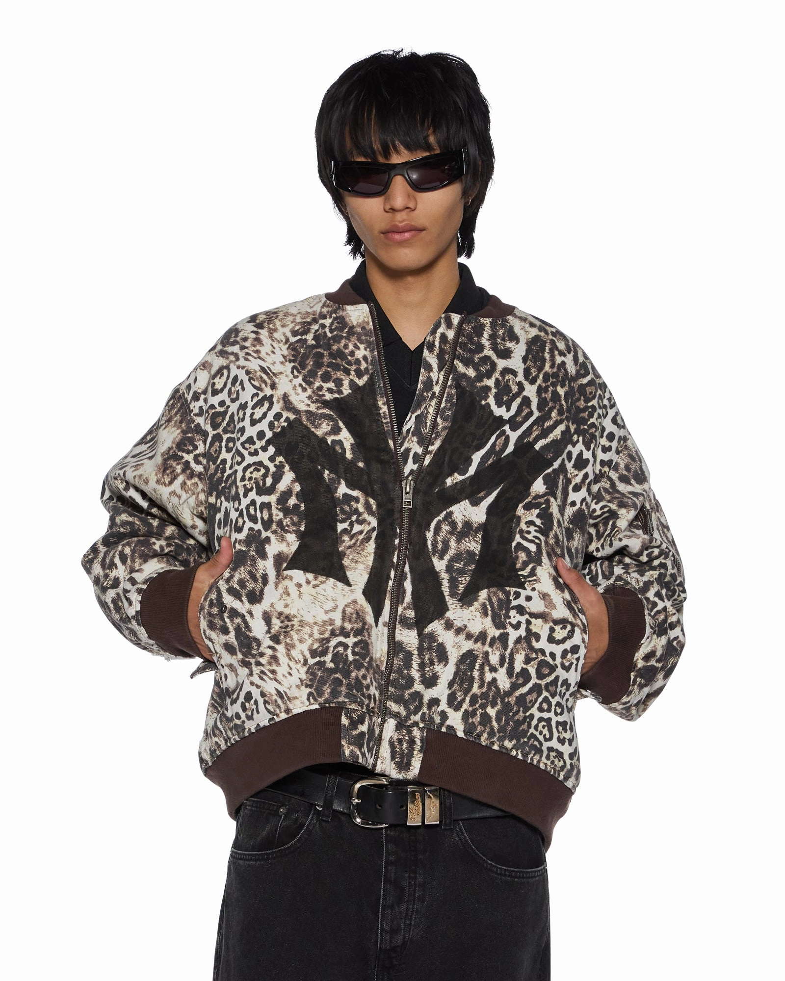 Chic Look Classic Cut MOWALOLA BOMBER CHEETAH TRASHED