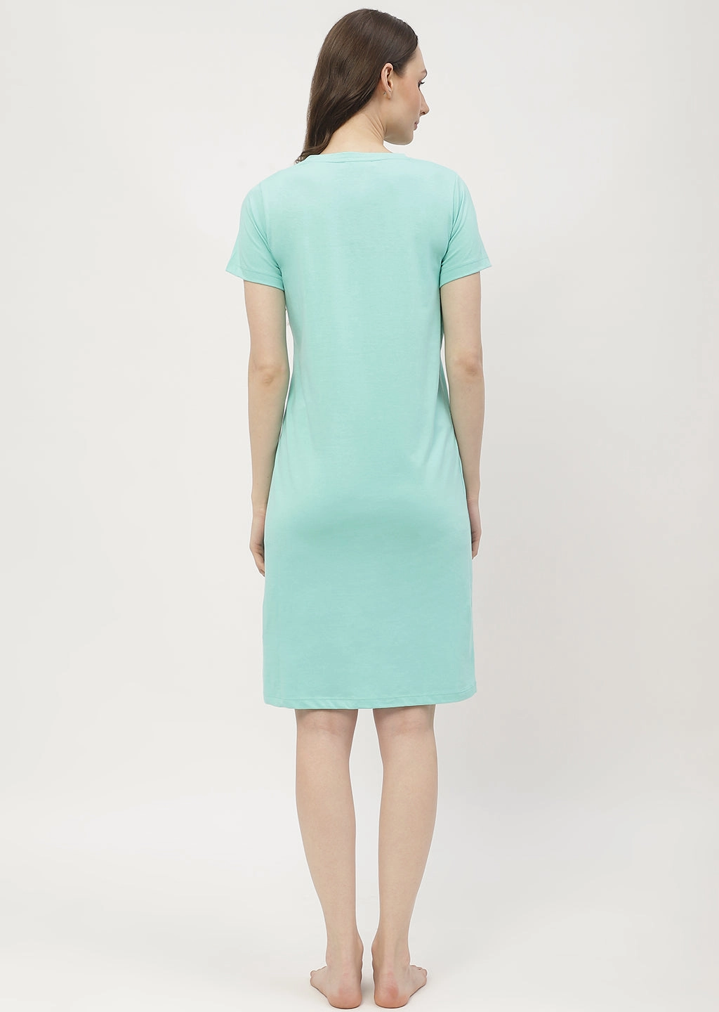 mSECRET Disney Pooh Printed Mint Green Nightdress Glam Feel