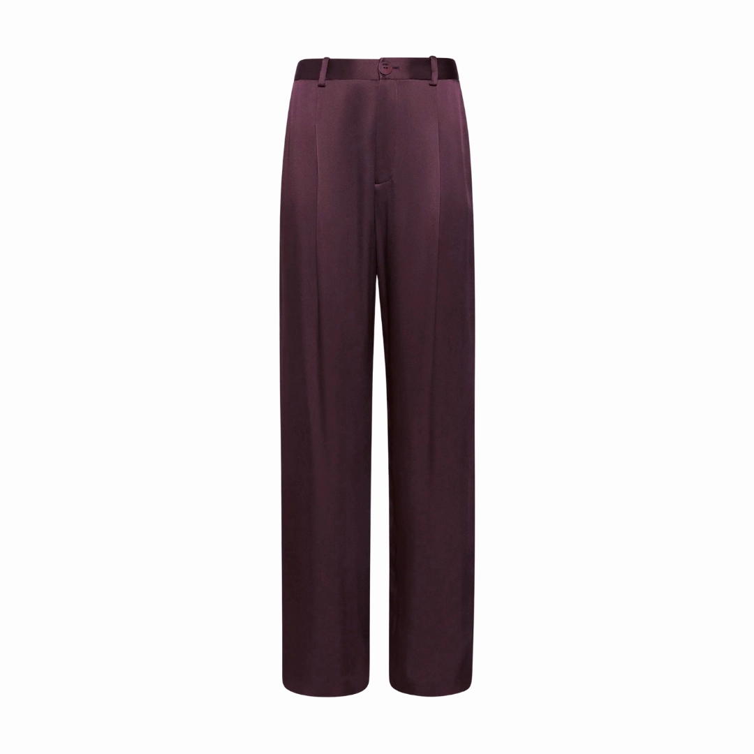 Light support Mulberry Satin Trouser