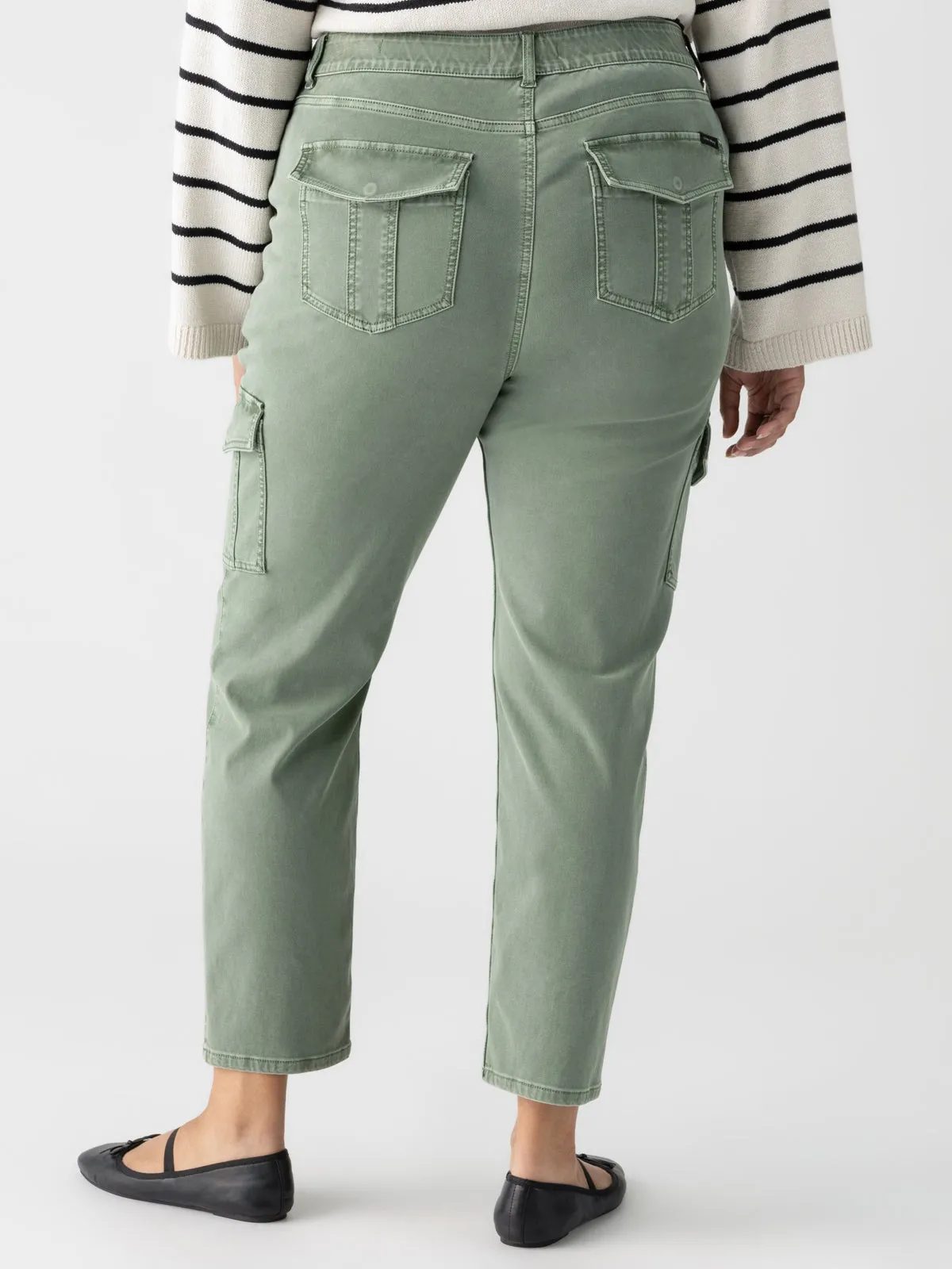 Elastic Cuff Sport Flex Sculpted Hayden Cargo Standard Rise Pant Dark Spruce Extended Sizing