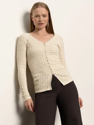CompressionTechnology Fitted Raglan Cardi Light Oat