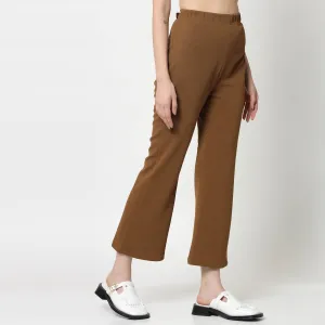 Mustard Lycra Bell Bottom Pant