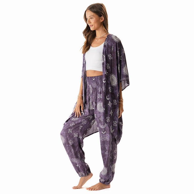 Luxe Look Compression Support Lining Mystic Plum Lounge Set