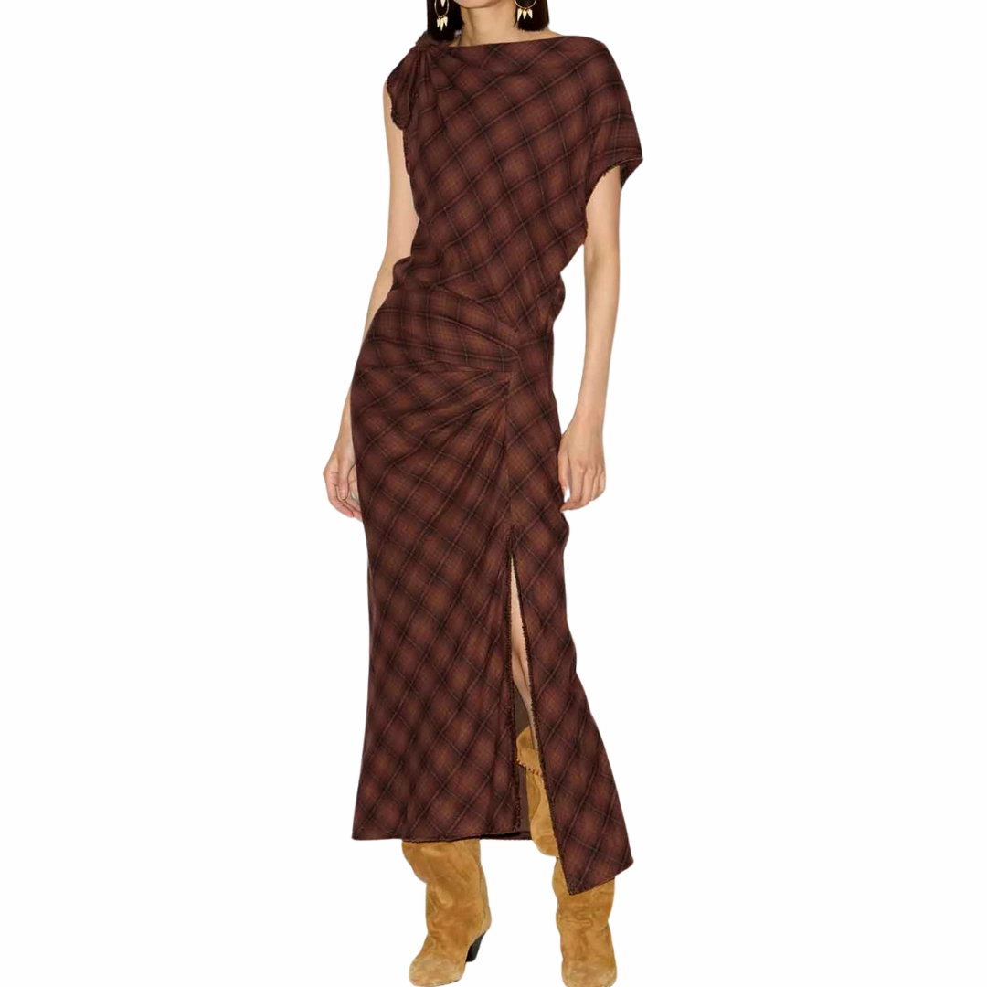 Naerys Plaid Dress Flexible Design