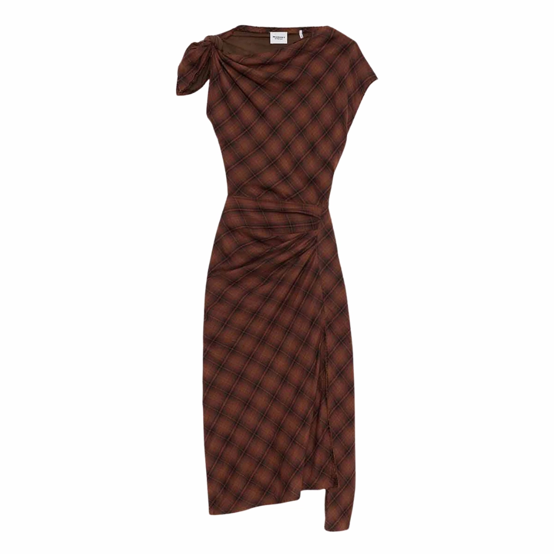 Naerys Plaid Dress garden wedding