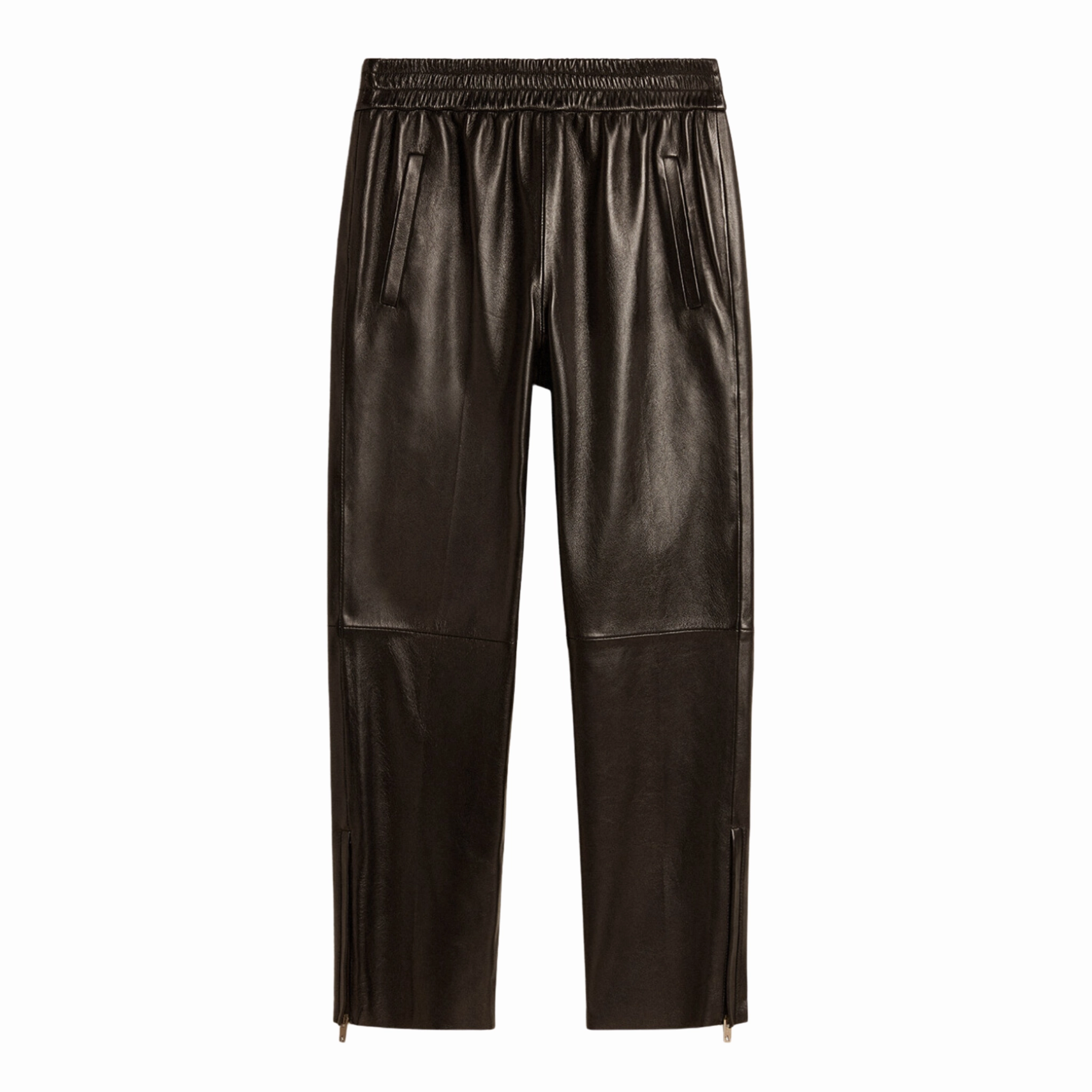 Nappa Leather Joggers Anti Static Fabric Outdoor Friendly
