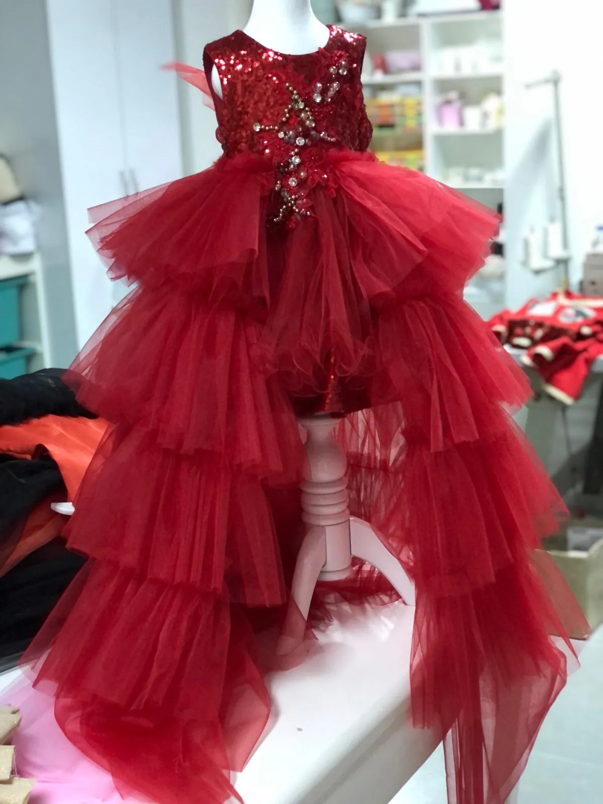 Natalie Red Dress