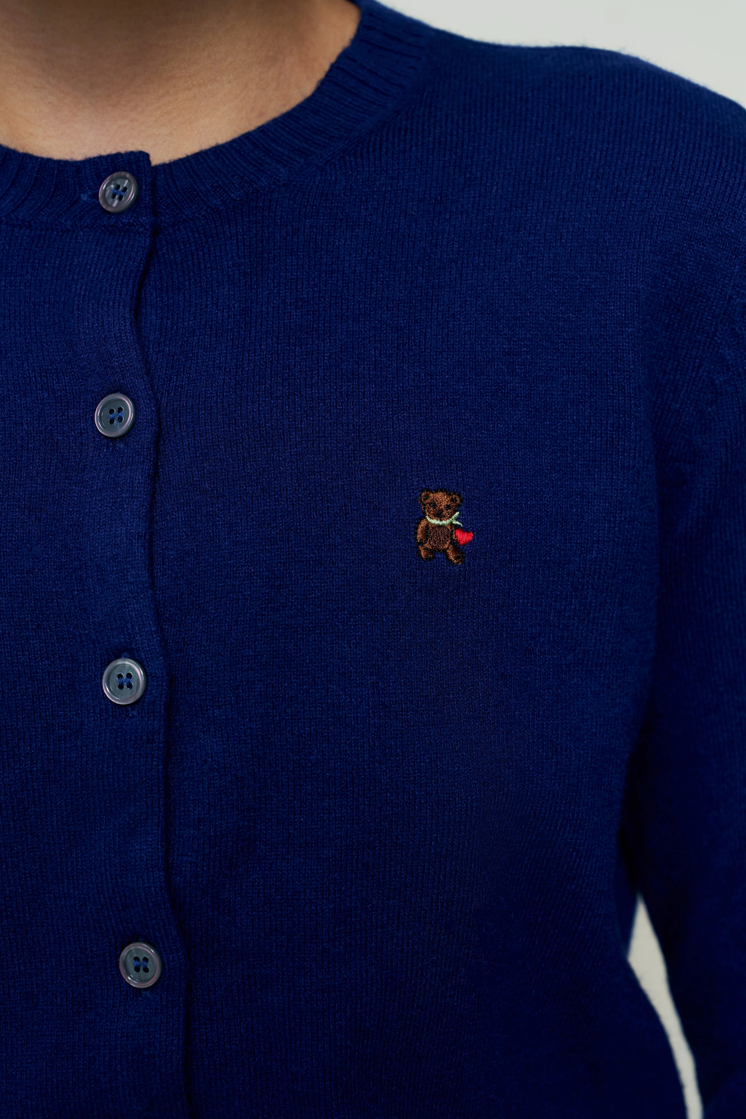 June Relaxed Wool Cardigan LanolinFree Wool Processing
