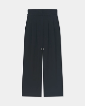Commuter Ready Nevada - Tech Linen Belted Pants - Black