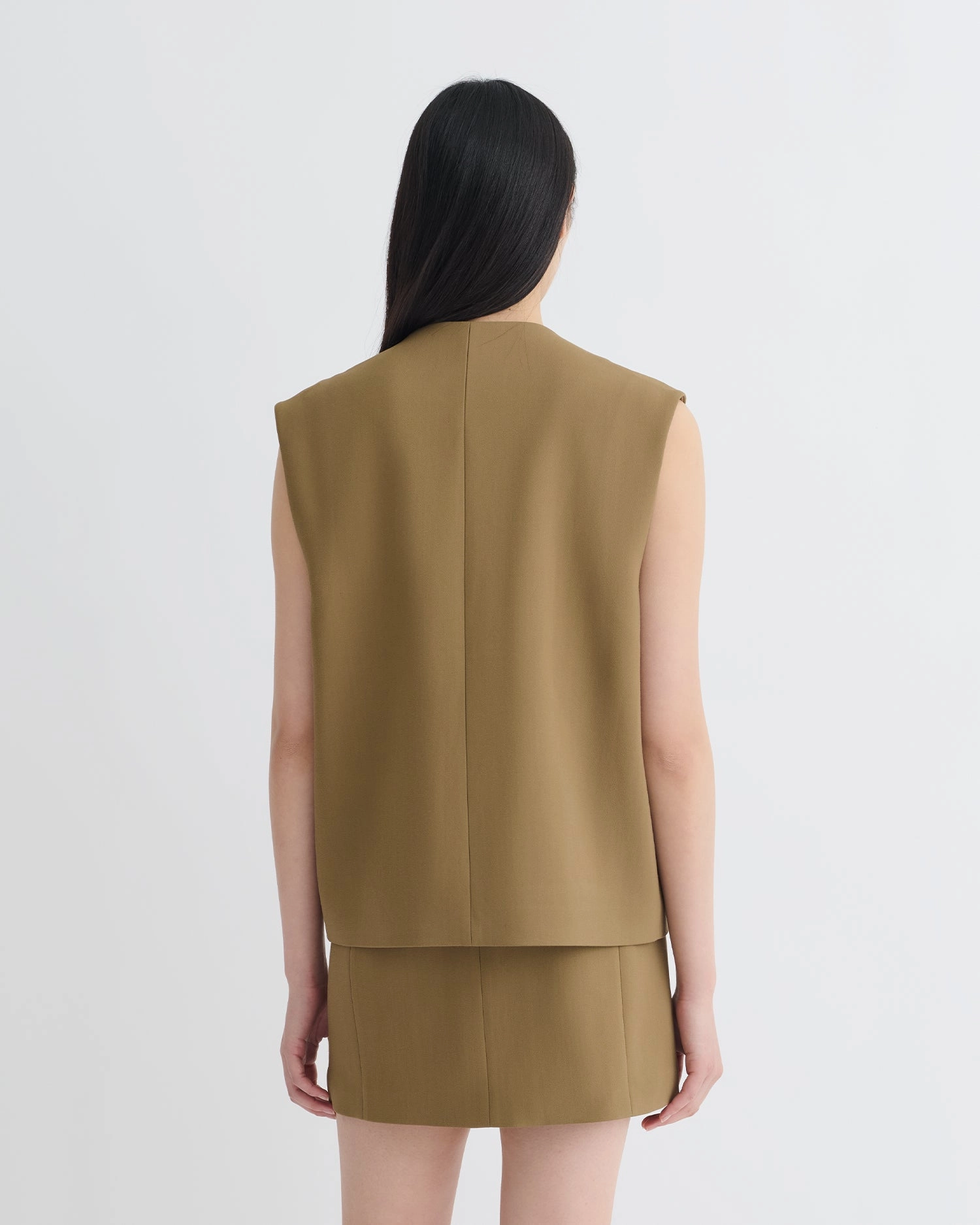 Airtight Zipper Seals Neymat - Tailored Vest - Brown