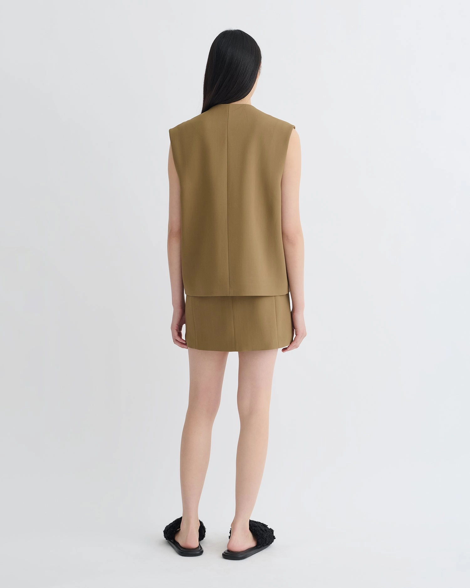 Neymat - Tailored Vest - Brown Energy Apparel