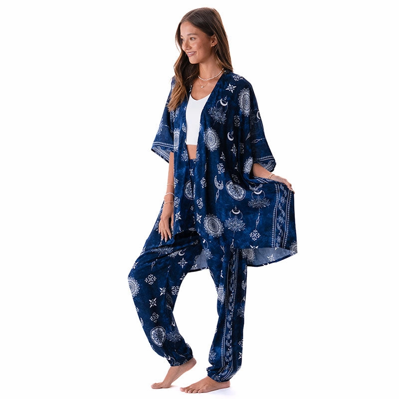 LightweightDesign Nightfall Blue Lotus Moon Lounge Set