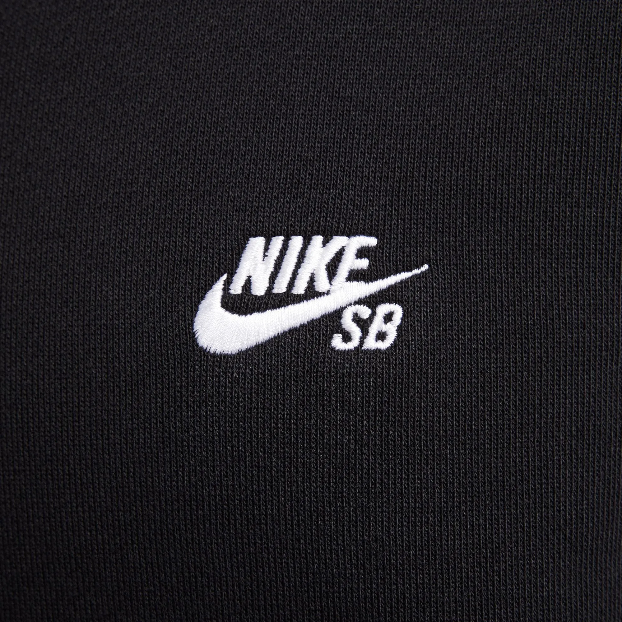Nike SB - Full Zip Fleece Hood in Black/White