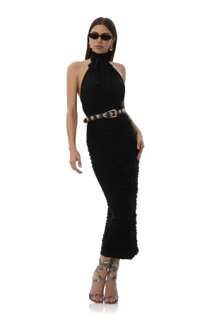 Nikita Dress - Noir Natural Layers