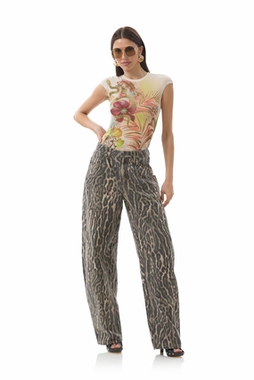 Nina Top - Placed Desert Tropic Comfy Fit