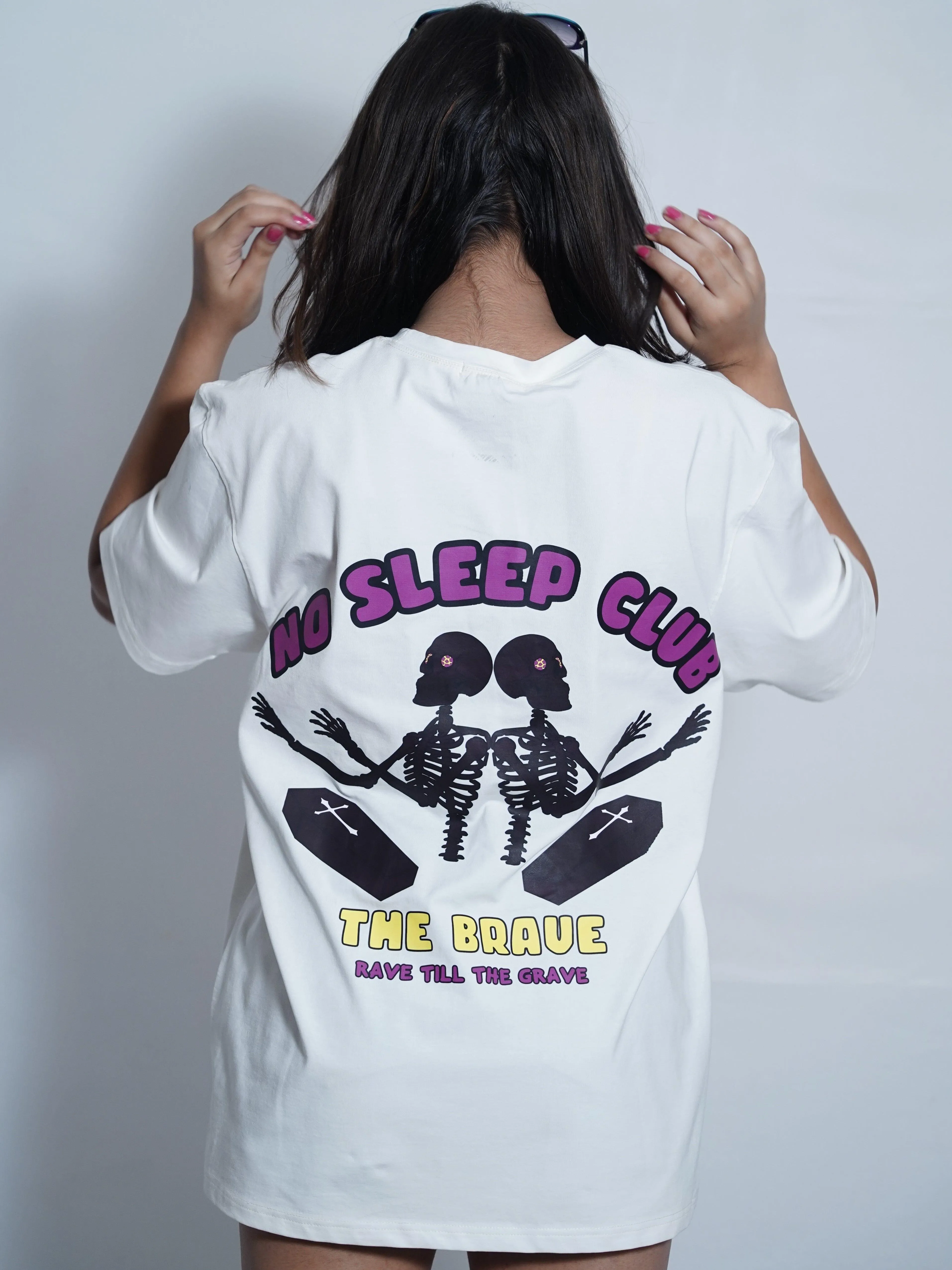 No Sleep Club : Burger Bae Oversized  Tee For Men and Women
