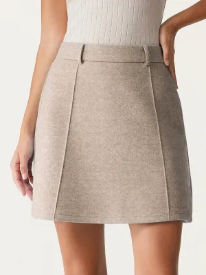 Day Comfort AbrasionGuardTape High Waisted A Line Mini Skirt