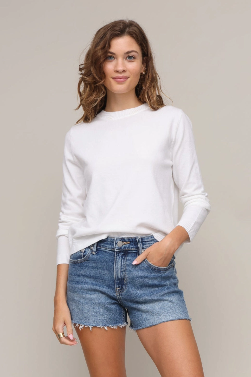 City Layer Thermal Lined Cuffs Nolita Crew Neck