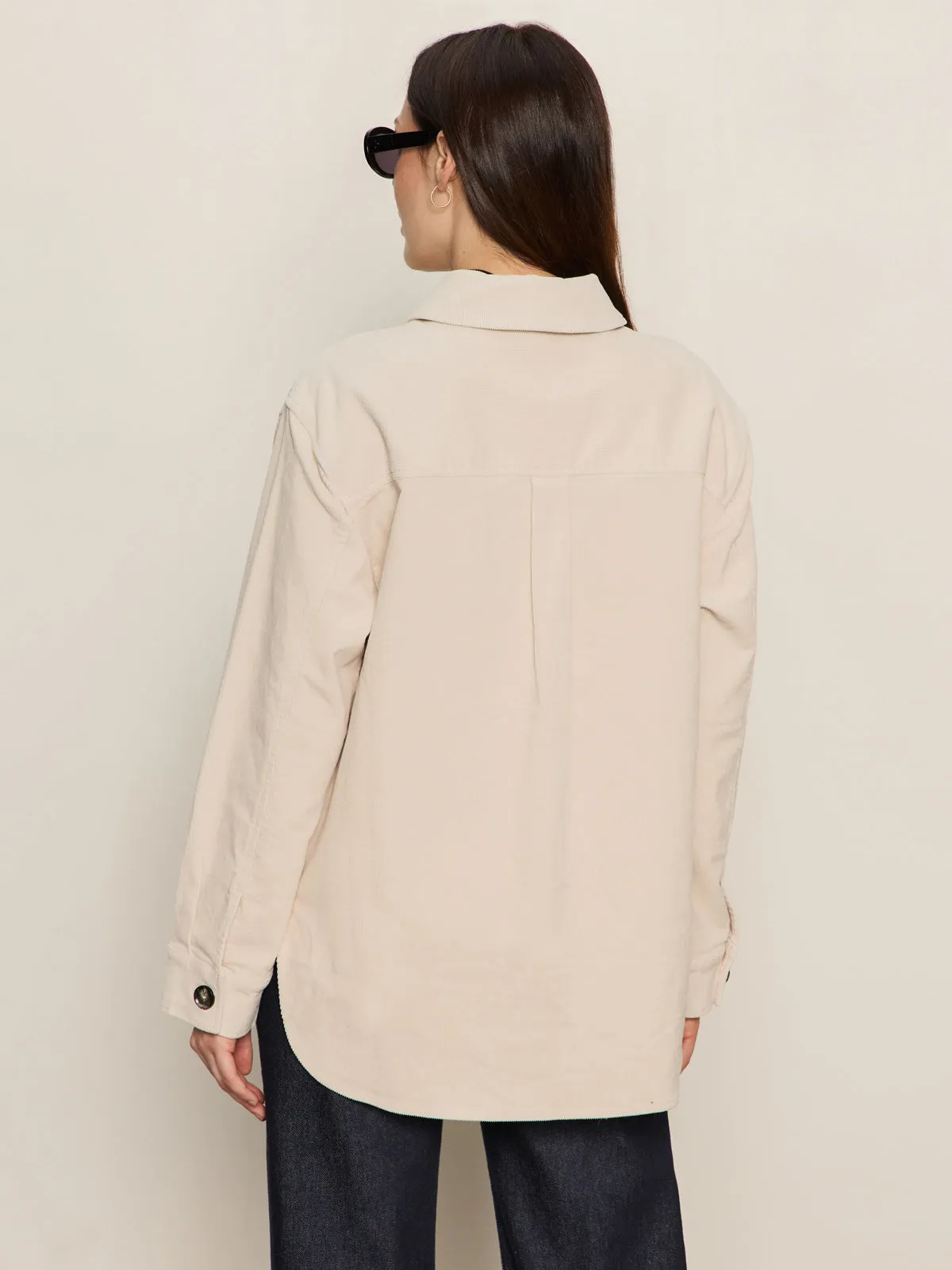 The Corduroy Shacket Mother Of Pearl construction workers Sports use