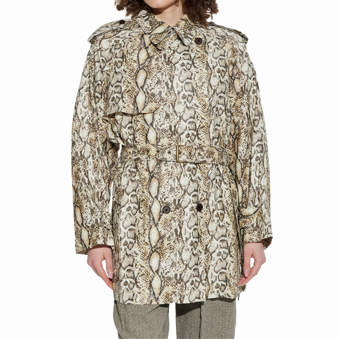 Franny Trench Coat Simple Comfort Outdoor Activity
