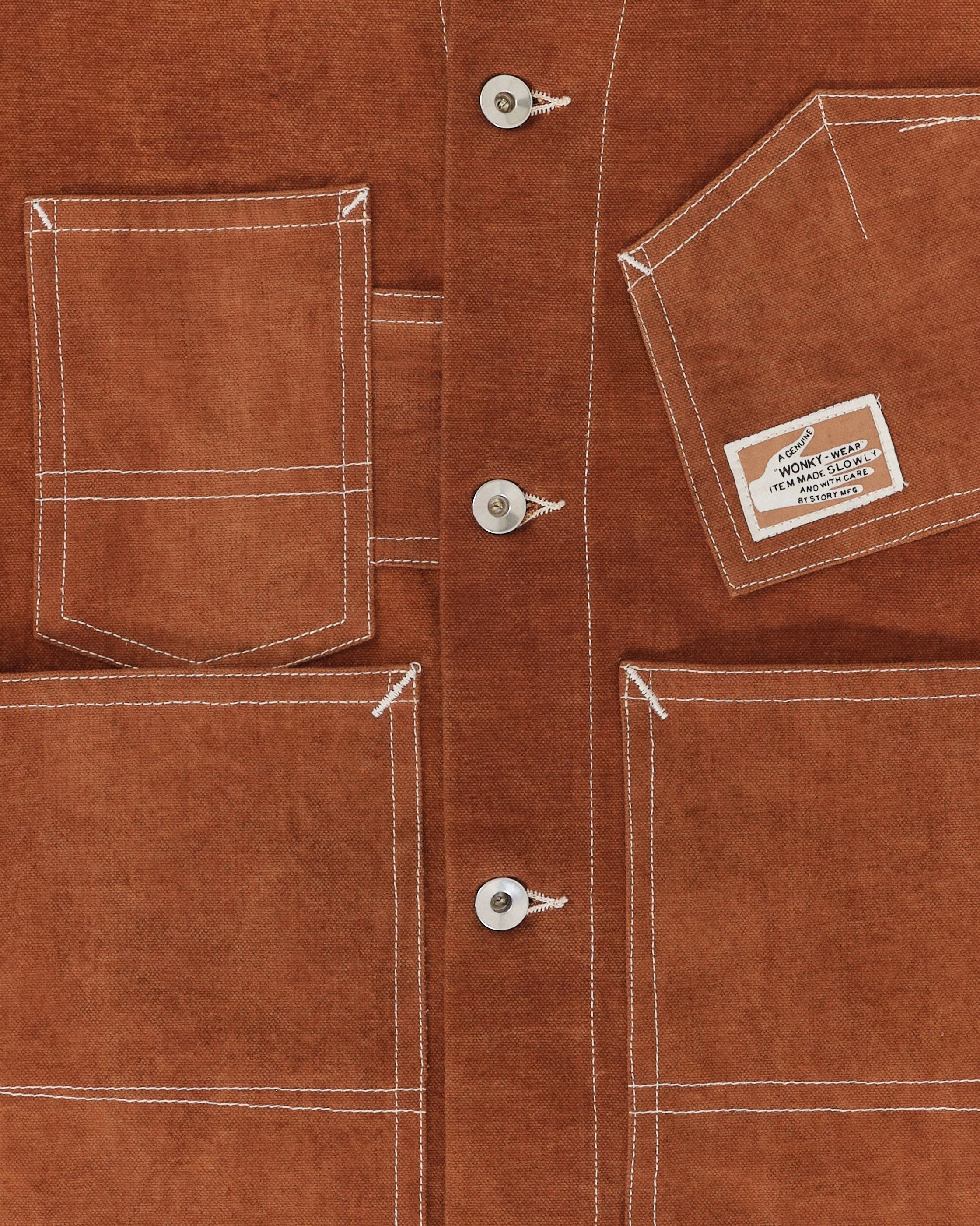 Station Jacket - Brown Wonky-Wear Odor Control Treatment