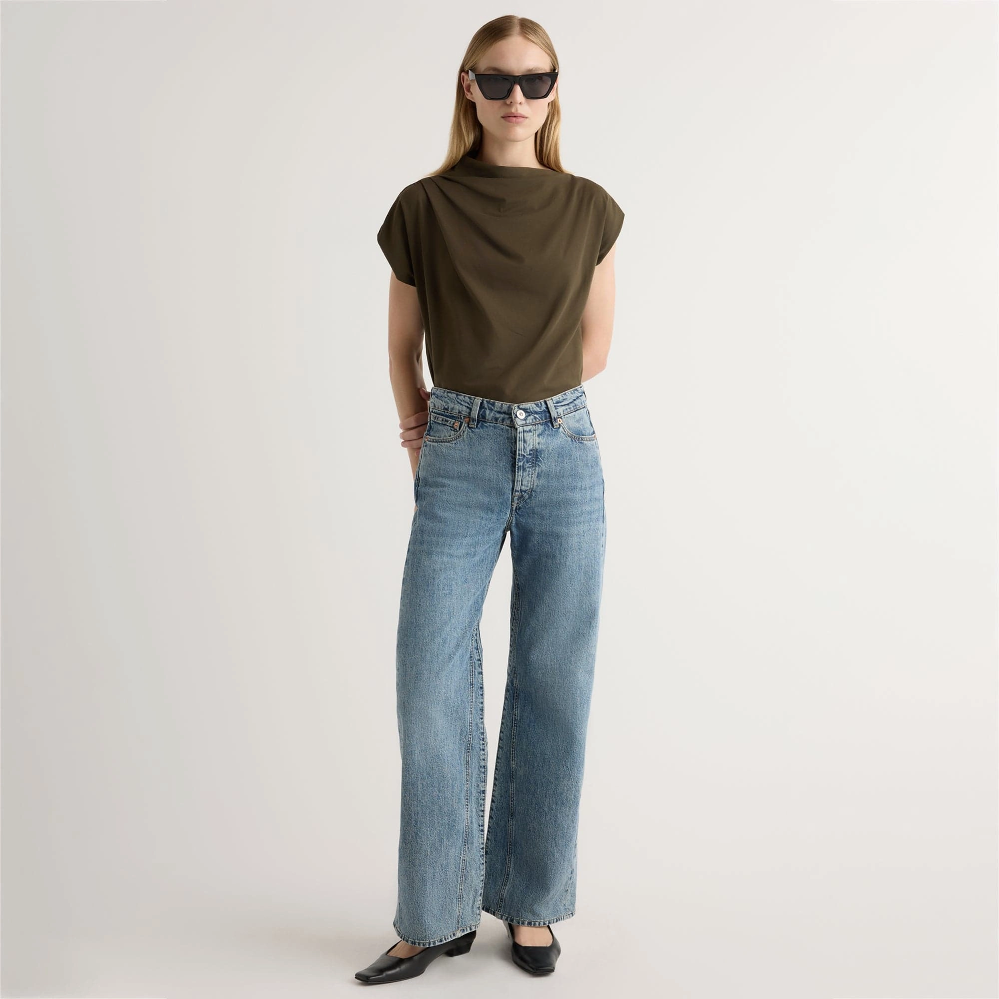 Kenny Asymmetric-Neck Tee NonFade Dye