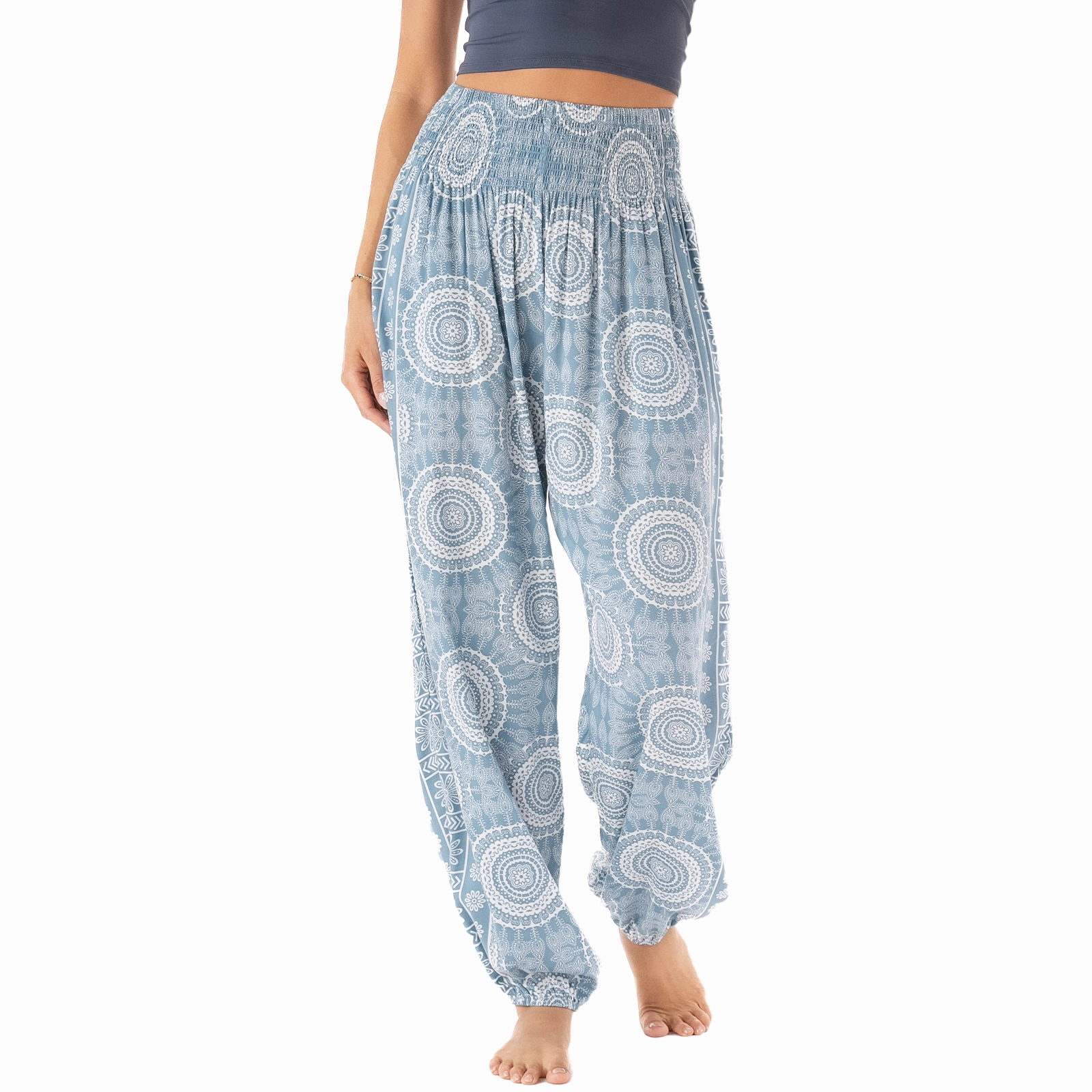Moon Shadow Harem Pants Urban Fit Flexible Leg