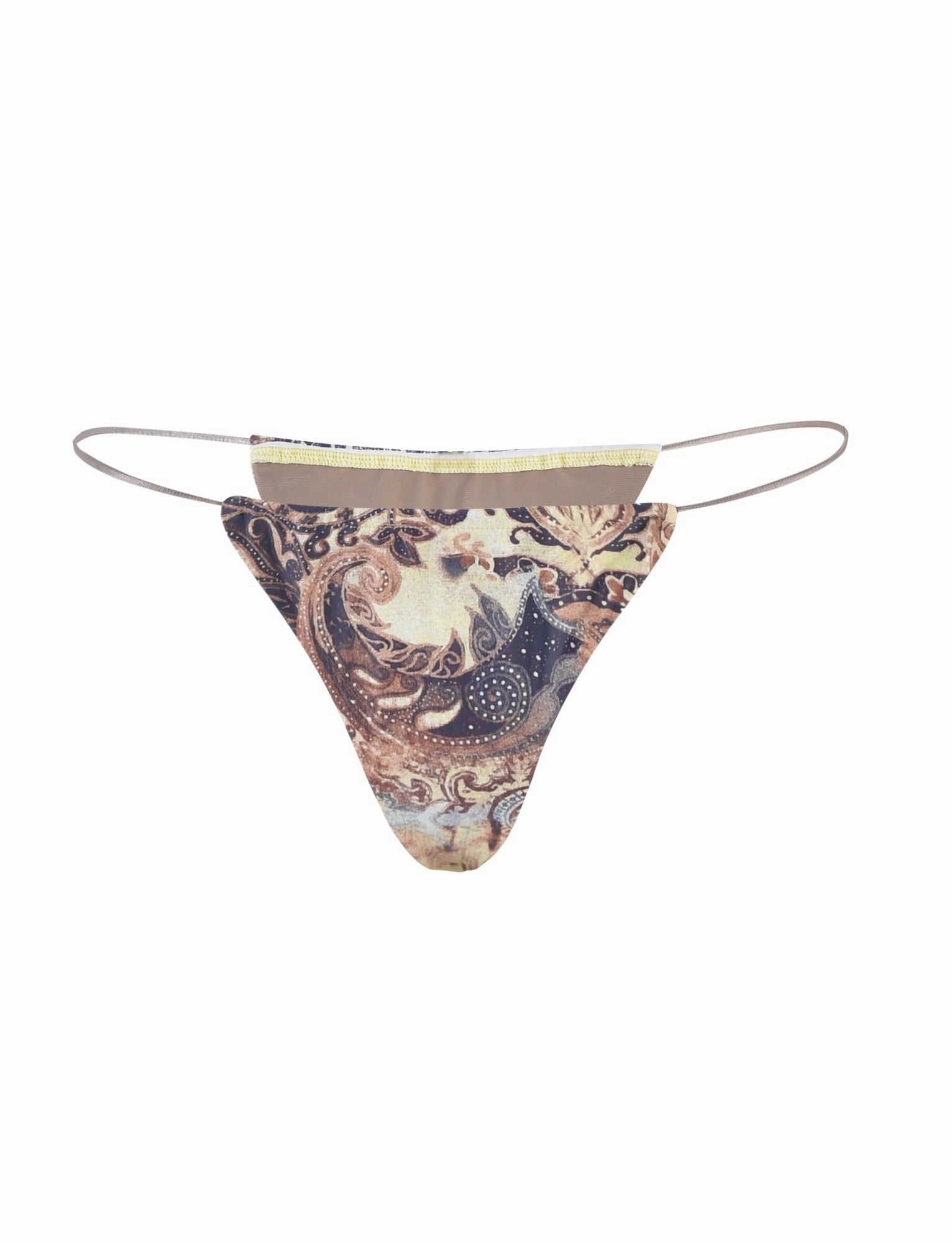 Poolside Apparel Animal Print KRYZE BIKINI BOTTOM - MULTI : TIE DYE : PAISLEY TIE DYE